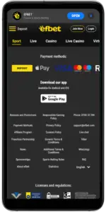 efbet android